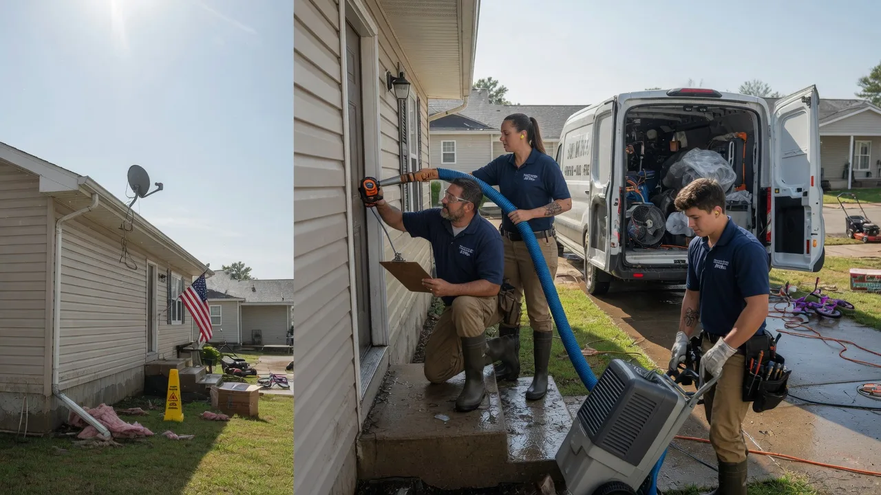 Ceiling Water Damage Restoration in Barnsdall, OK near me